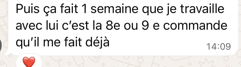 Témoignage cliente 3