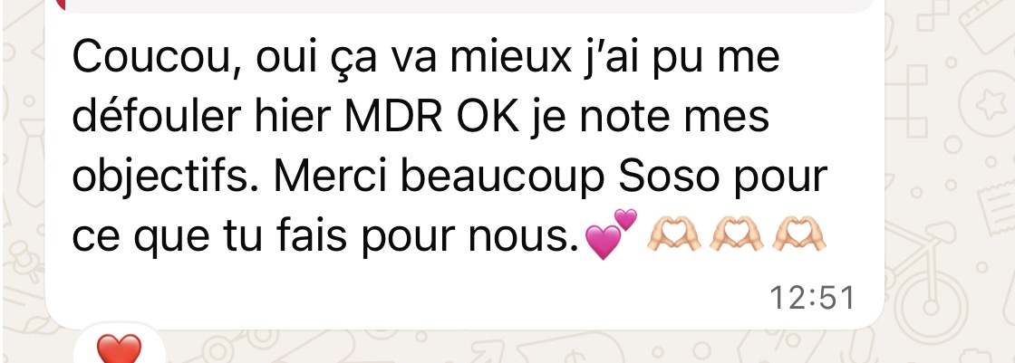 Témoignage cliente 11