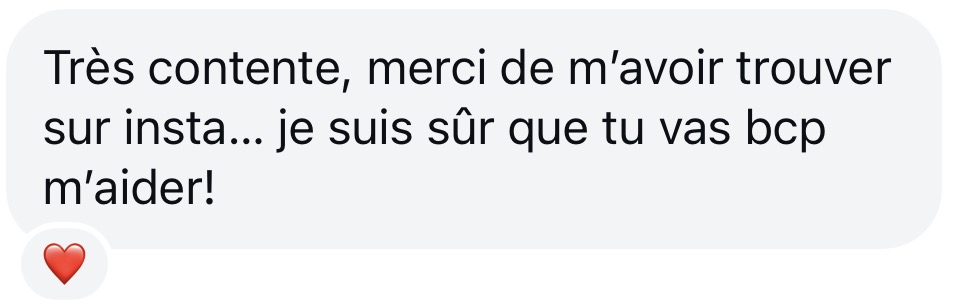 Témoignage cliente 18
