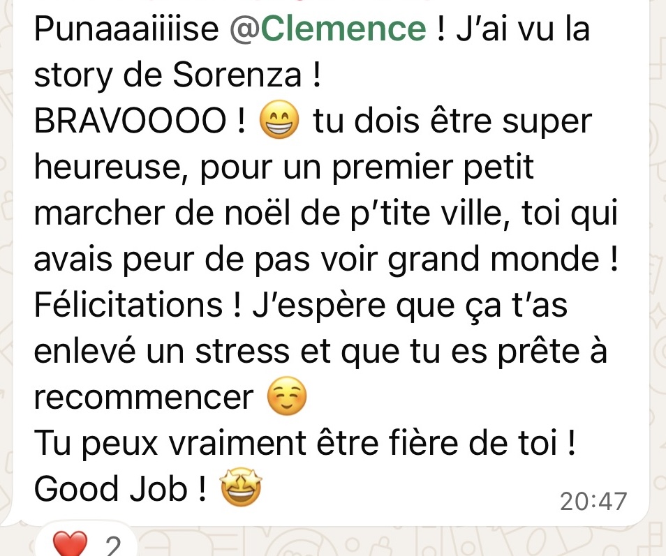 Témoignage cliente 19